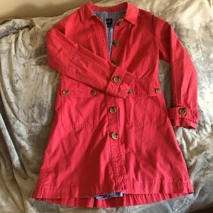 Women’s Gap Large pink trench coat